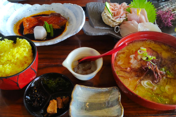 稲取キンメの金目鯛定食